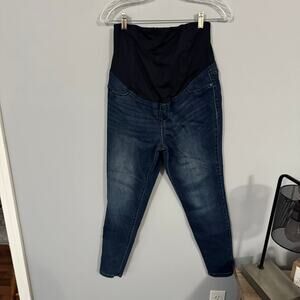 Isabel Maternity Jeggings Women's Size 8 w/ Belly Band Jean Leggings Medium Wash